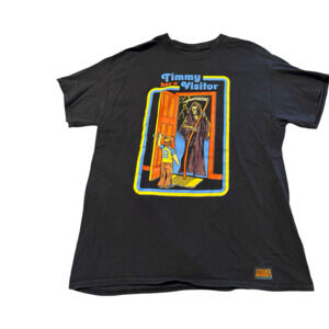 Steven Rhodes Timmy Has A Visitor Black T-Shirt